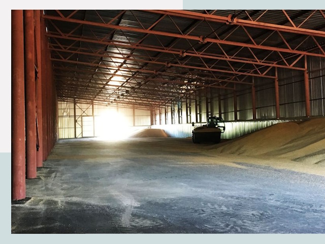 Строительство зернохранилищ в Сегеже