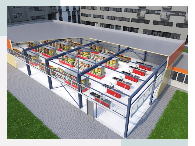 Строительство магазинов в Сегежа от 624 руб. за м²