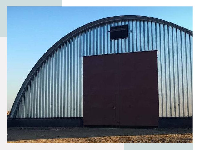 Бескаркасные ангары в Сегеже