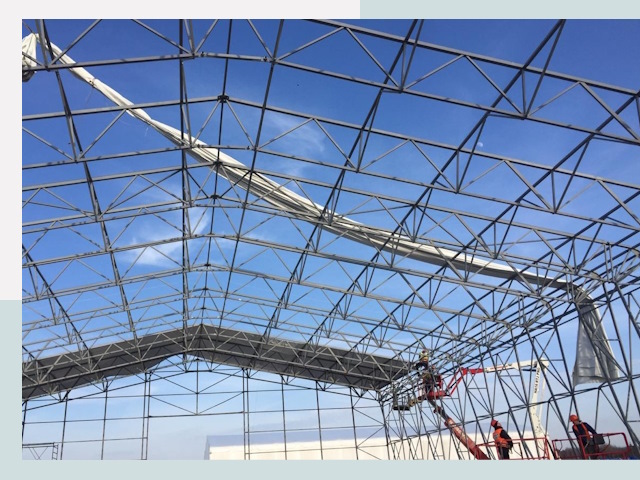 Шатровые ангары от 624 руб. в Сегеже и Карелии