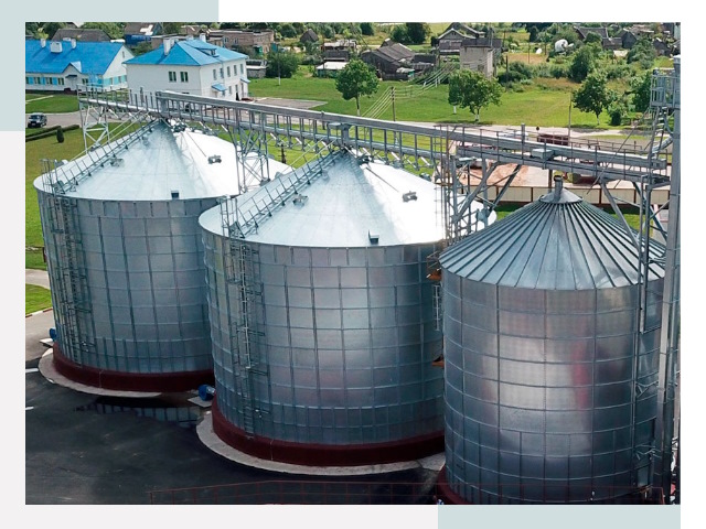 Металлические силосы в Сегеже