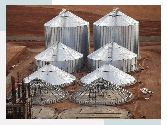 Строительство зерновых силосов в Сегеже