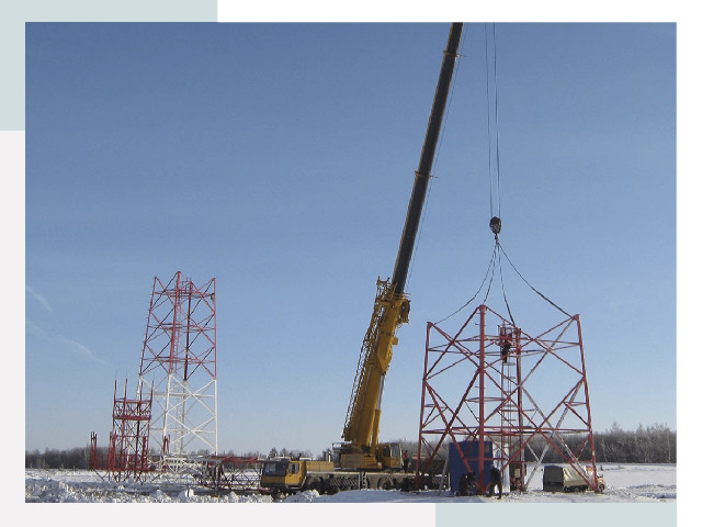 Монтаж вышек связи в Сегеже