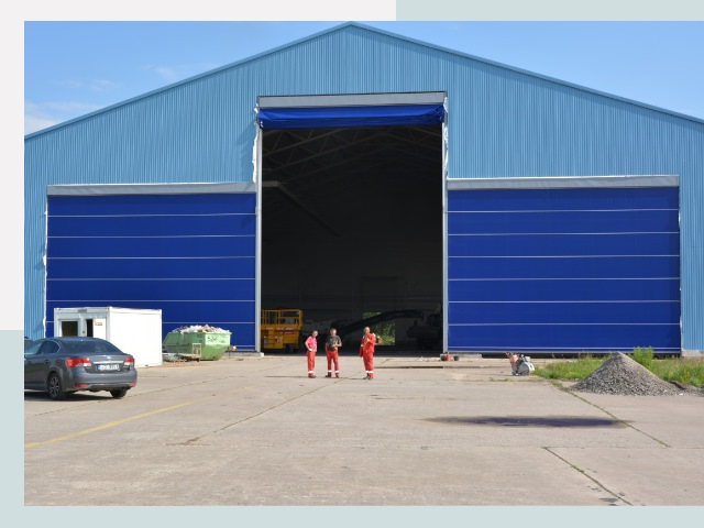 Ангарные ворота в Сегежа от СтальСтрой-Сгж по цене 624 руб.