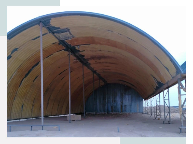 Реконструкция ангаров в Сегеже