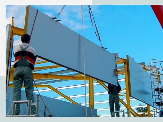 Монтаж сэндвич-панелей в Сегеже от 624 руб.