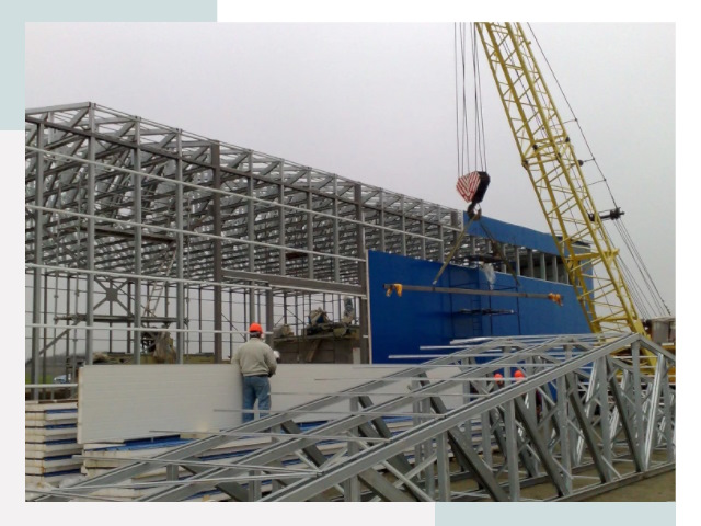 Монтаж ангаров в Сегеже