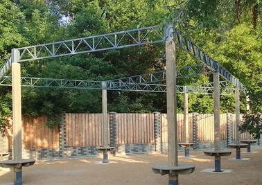 Терраса из металлоконструкций под ключ, проектирование, изготовление и монтаж от СтальСтрой-Сгж